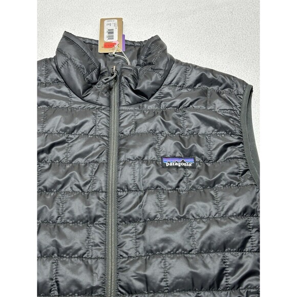 Patagonia Nano Puff Men Vest Size Small 84242 PrimaLoft Full Zip Forge Gray NWT - Picture 2 of 13